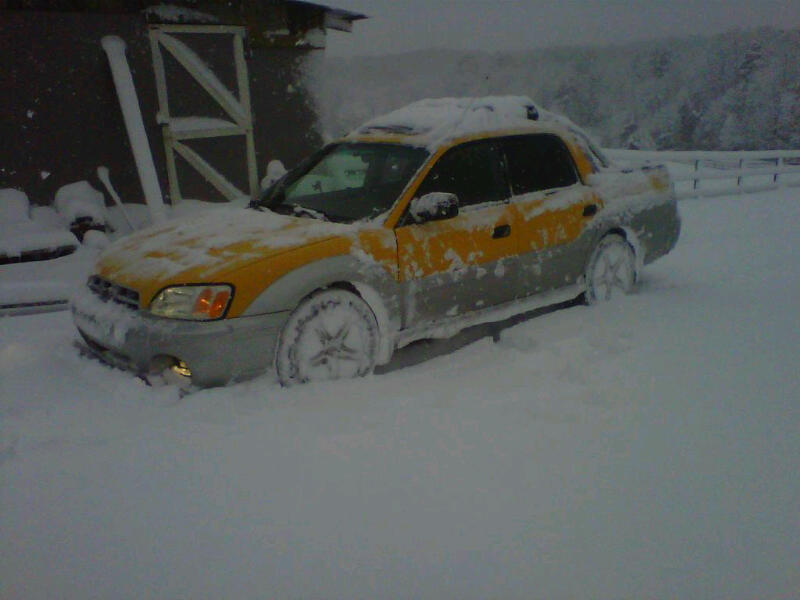 Our Baja in the snow