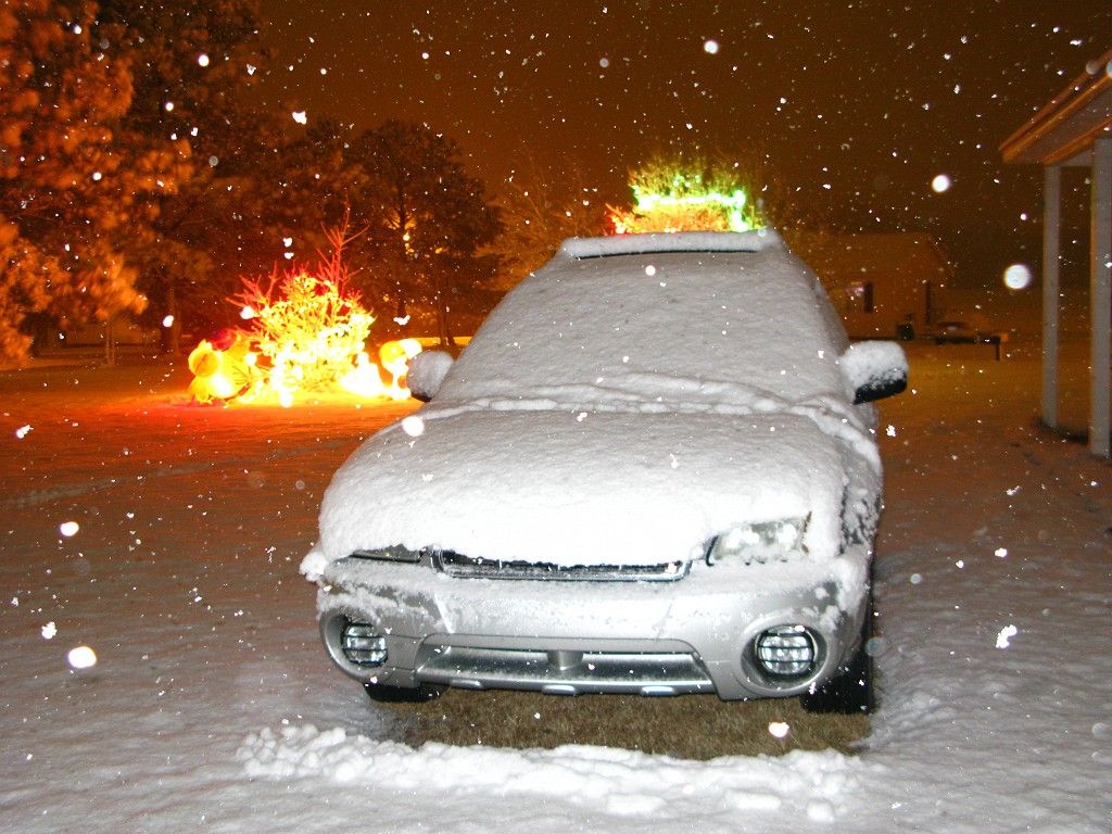 A RARE white Christmas here in central North Carolina. Sometimes I miss Central New York...