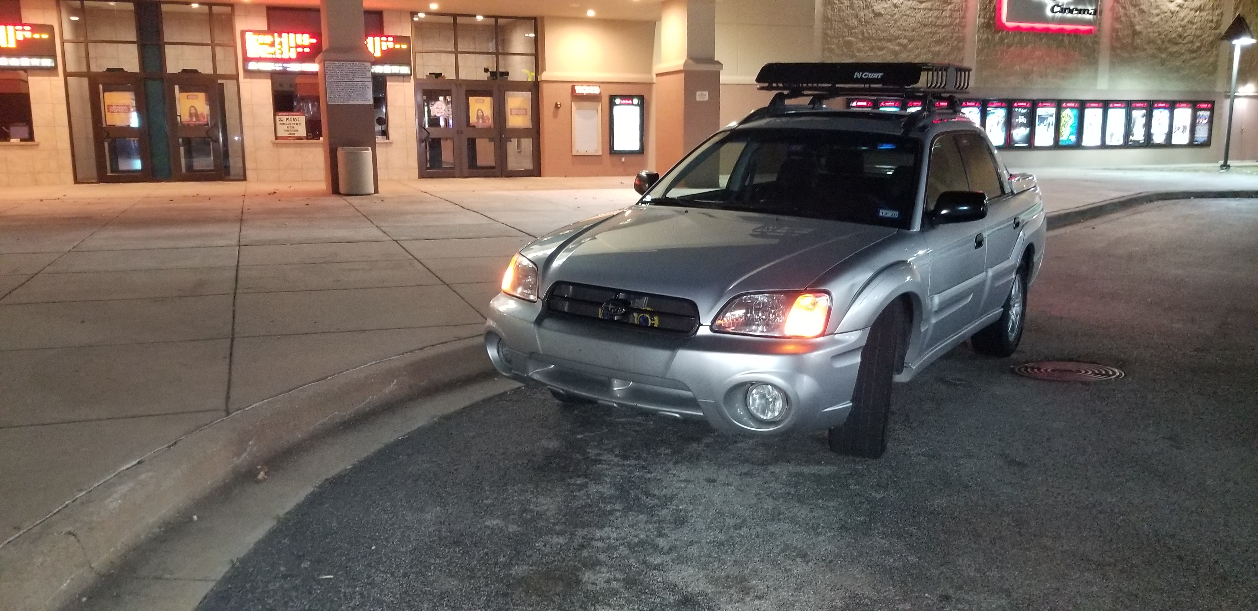 Night shot roof rack