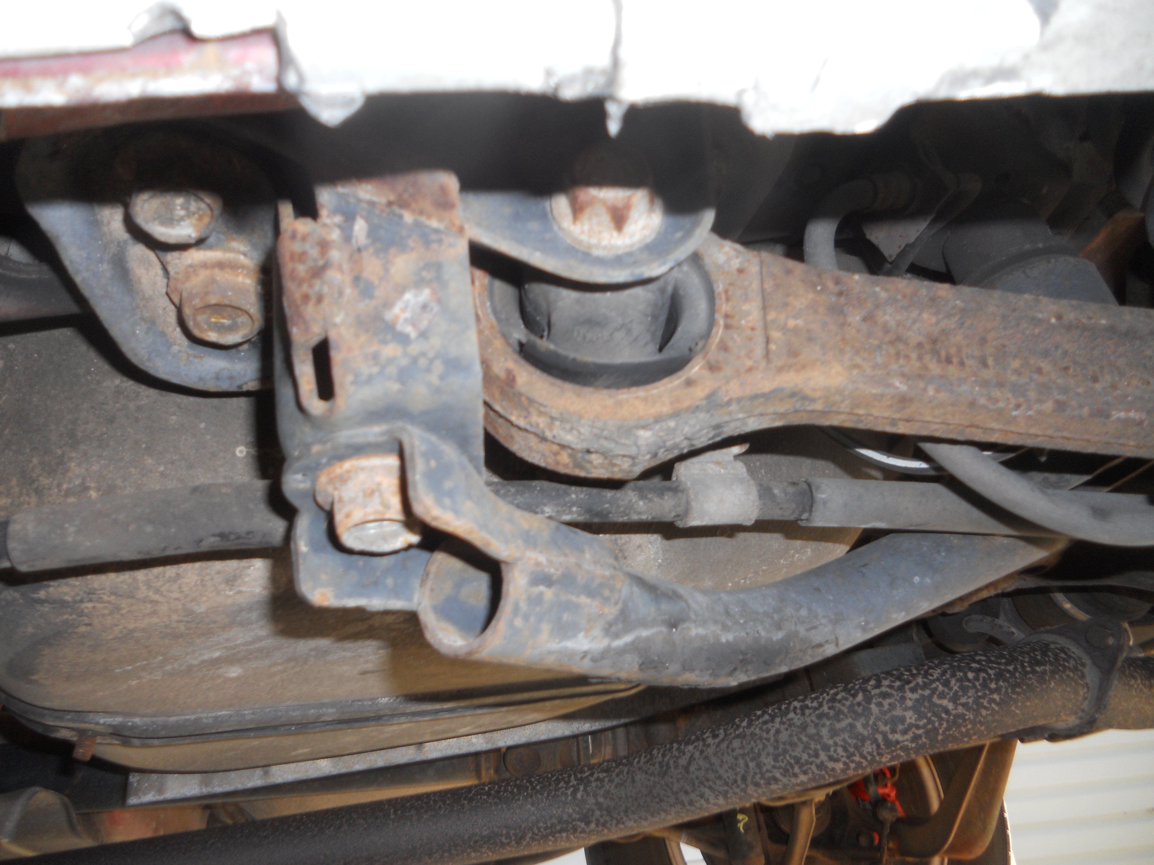 separated bushing - slipped to one side
